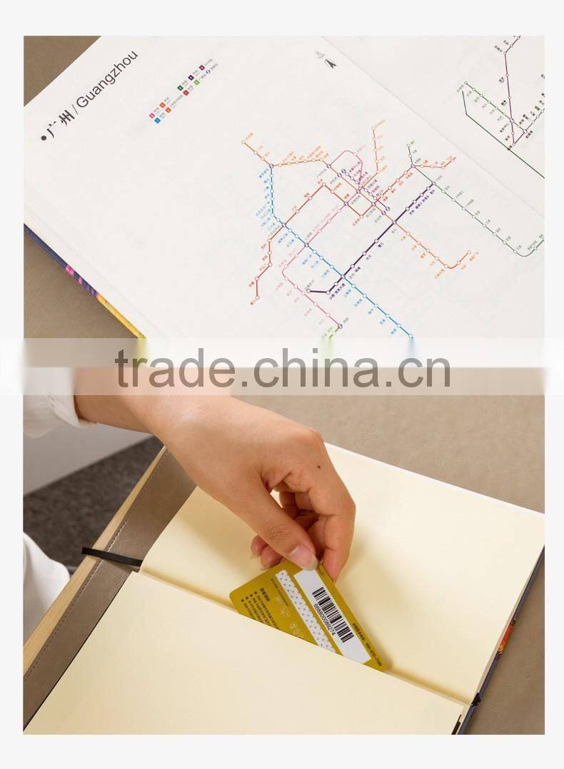 A7 size hardcover agenda planner yearly planner with clasp section sewing planner diary notebook