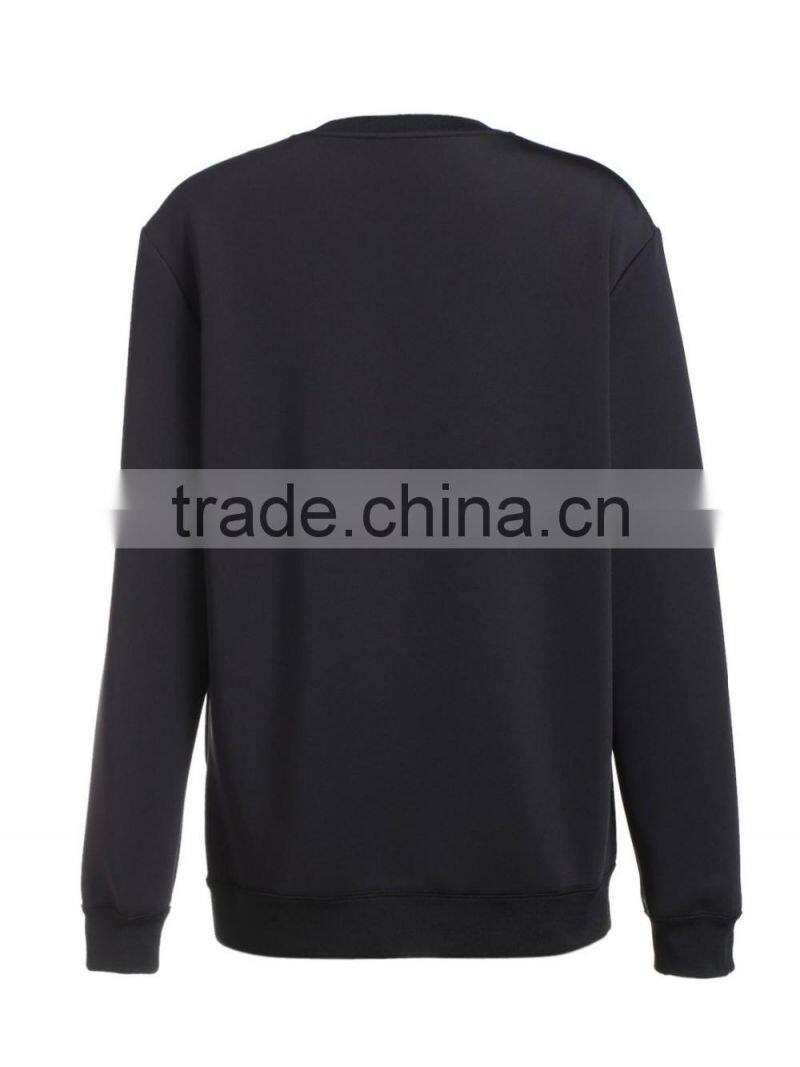 Boys floral contrst color neoprene sweatshirt