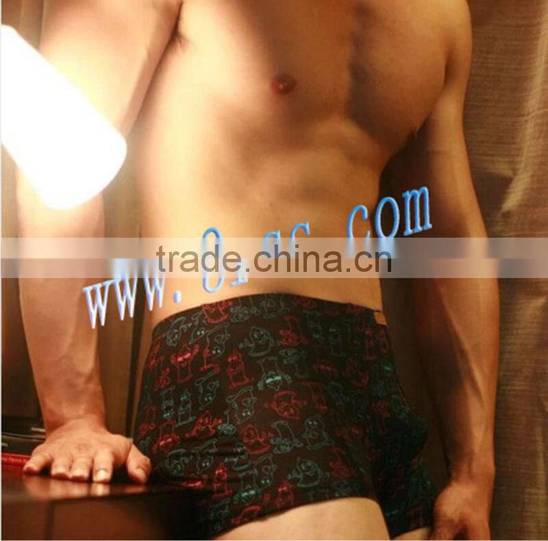 Fashion bamboo men's boxer briefs underpant