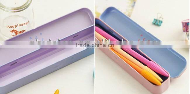 Multi colors Metal Pencil Box / Magnetic Pencil Box for Teenager