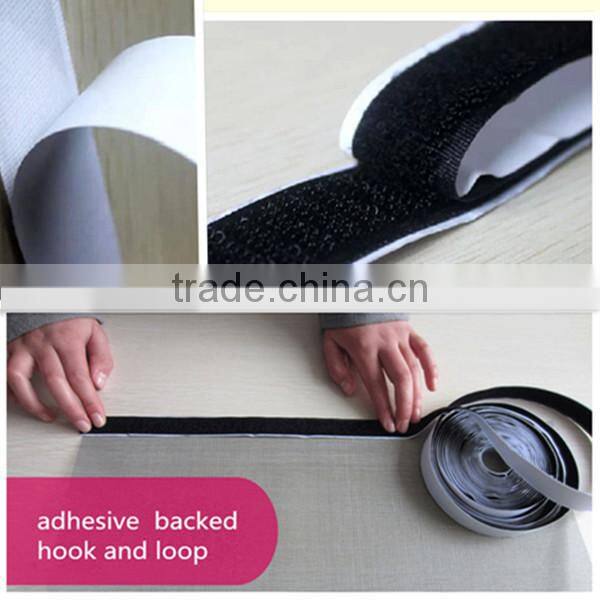 Self Adhesive backed hook and loop tape touch fastener with good quality