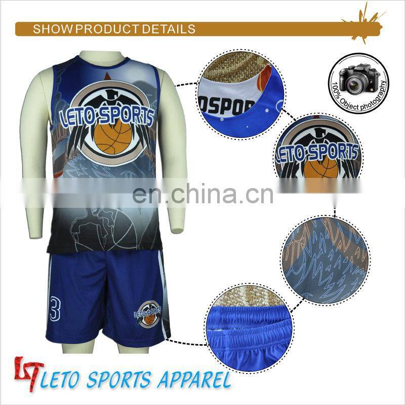 Latest popular sublimation european basketball jersey/ Plain basketball uniform wholesale