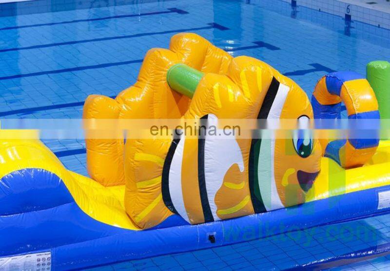 HI hola gold fish inflatable floating water park on swimming pool