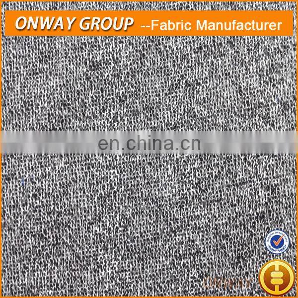 Onway Textile Printed Winter Garments Fabric Knitting Polyester Sweater Fabric