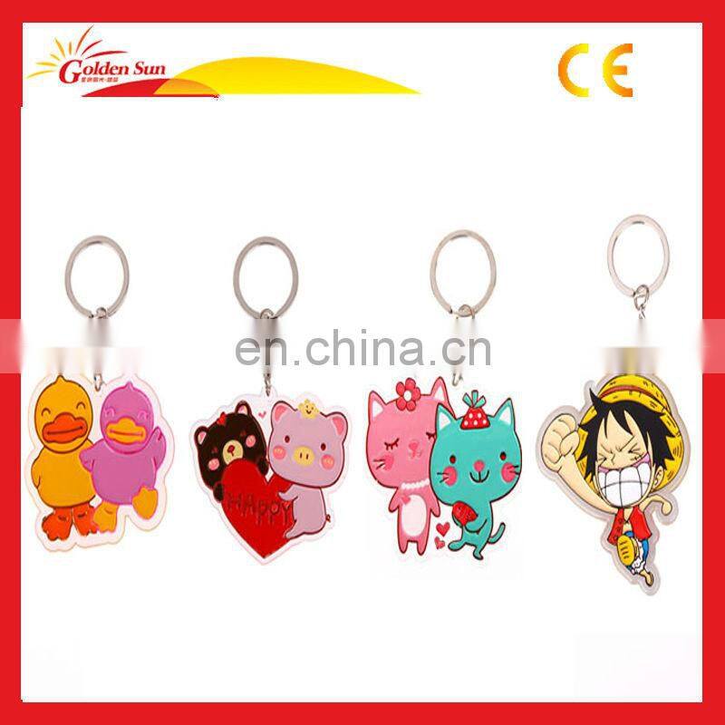 Custom Cute Souvenir T-shirt Shaped Acrylic Keychain