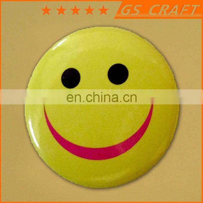 Customized good quality round shaped button badge pin