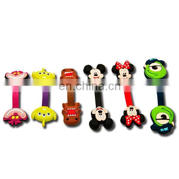 Soft PVC earphone cord holder