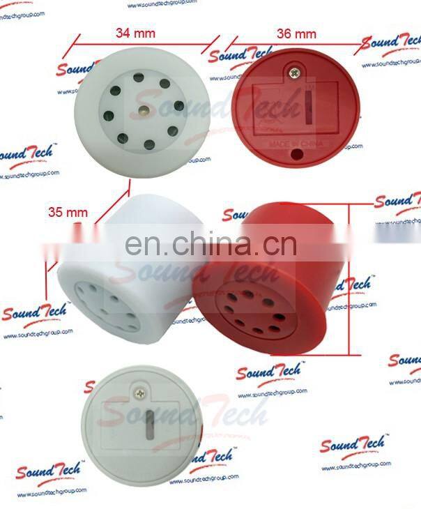 Vibration activated doll voice box