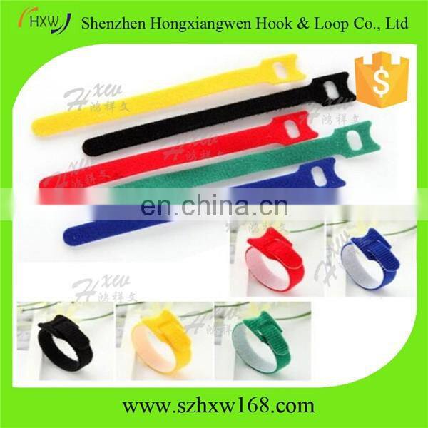 nylon hook and loop straps for cable ties