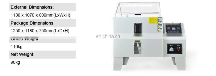 GOOD Price Salt Spray Tester JIS Z 2371 Sandards Salt Spray Corrosion Test Chamber