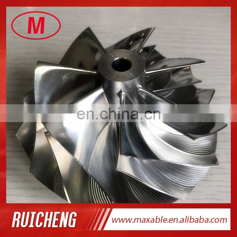 T88-38G 76.00/96.00mm 7+7 blades turbo milling/aluminum 2618/billet compressor wheel