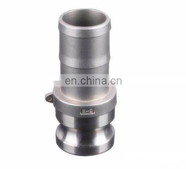 High quality stainless steel 304 quick coupler Type E DN32 Camlock tube weld fittings high pressure tube to tube connectors