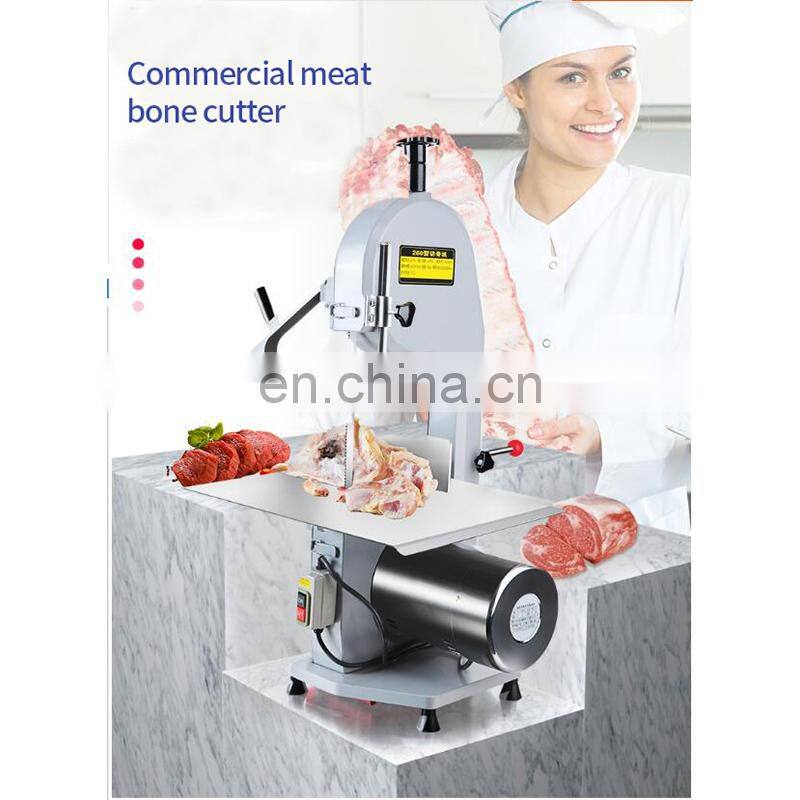 Electric commercial band saw frozen fish meat cutting machine / kitchen equipment bone saw/ portable meat saw machine