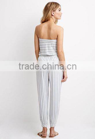 2015 New Arrived Best Selling Sexy Bra Stripes Playsuit for Women
