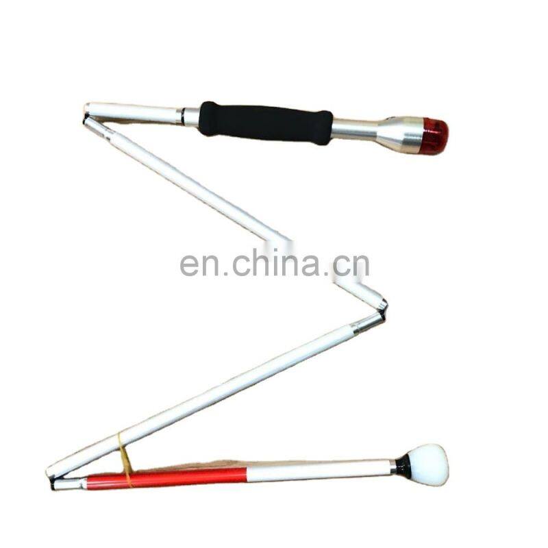 BME best quality Blind stick Aluminum Alloy Crutches for Blind People Blind cane Handicapped Folding Walking cane