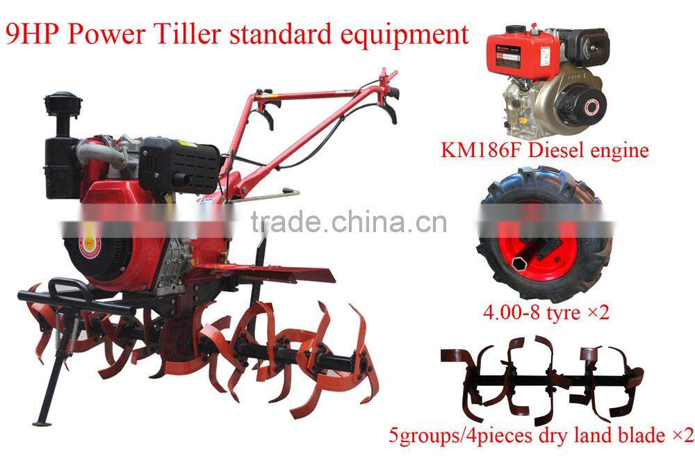 Multifunctional China Diesel Walking Tractor Tiller