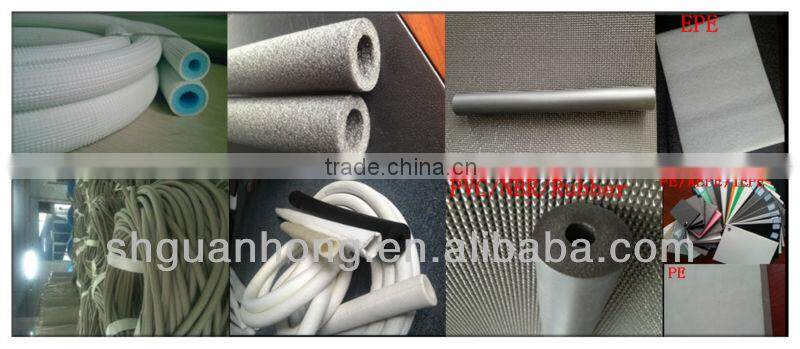 plastic air condition tube insulation/ white air condition tube insulation /Protect air condition foam tube