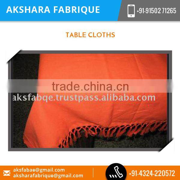 Wide Range of Designer Cotton Table Cloth for High Sale at Good Payment