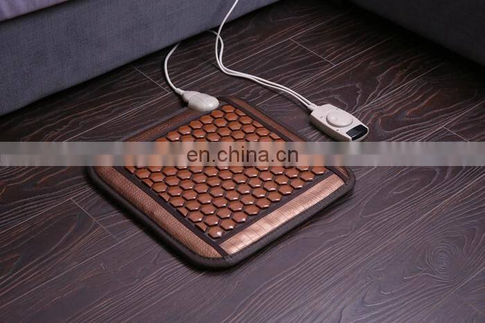 Korea germanium heated mattress tourmaline stone electric heating pad far infrared physiotherapy health care seat mat