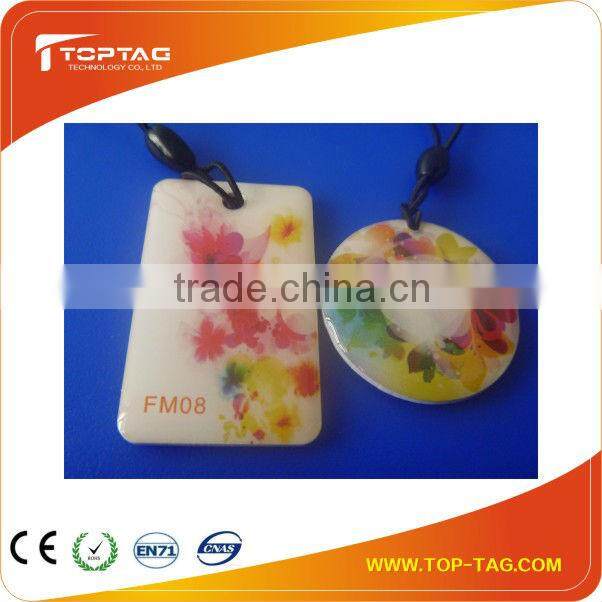 13.56Mhz Round Epoxy Rfid Tag with Chip NTAG203