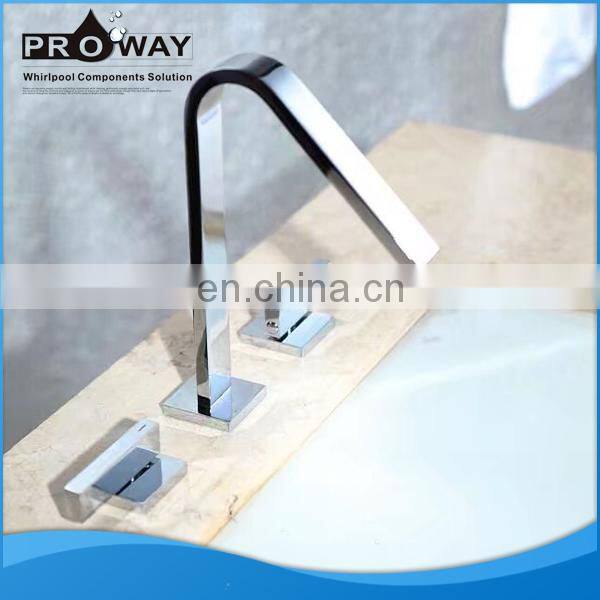 Bathtub Faucet with Shower Bathroom Mixer Shower Taps 5 Pieces Set Faucet