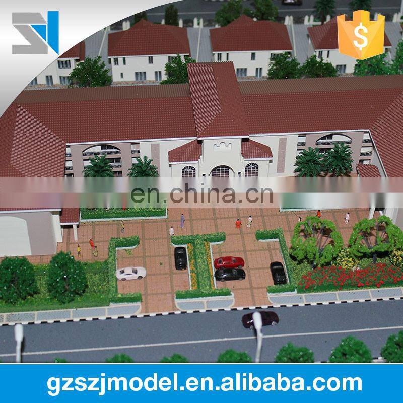 Villa house plan house model for real estate, Master model with modern house design