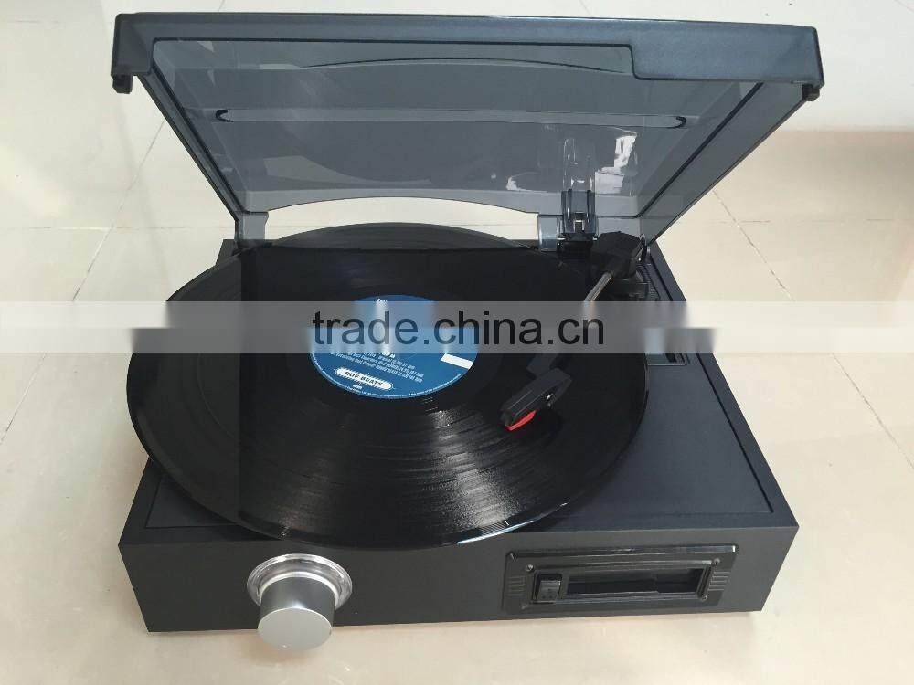 DS-2011 Cassette turntable player, records and tapes, 3-speed turntable