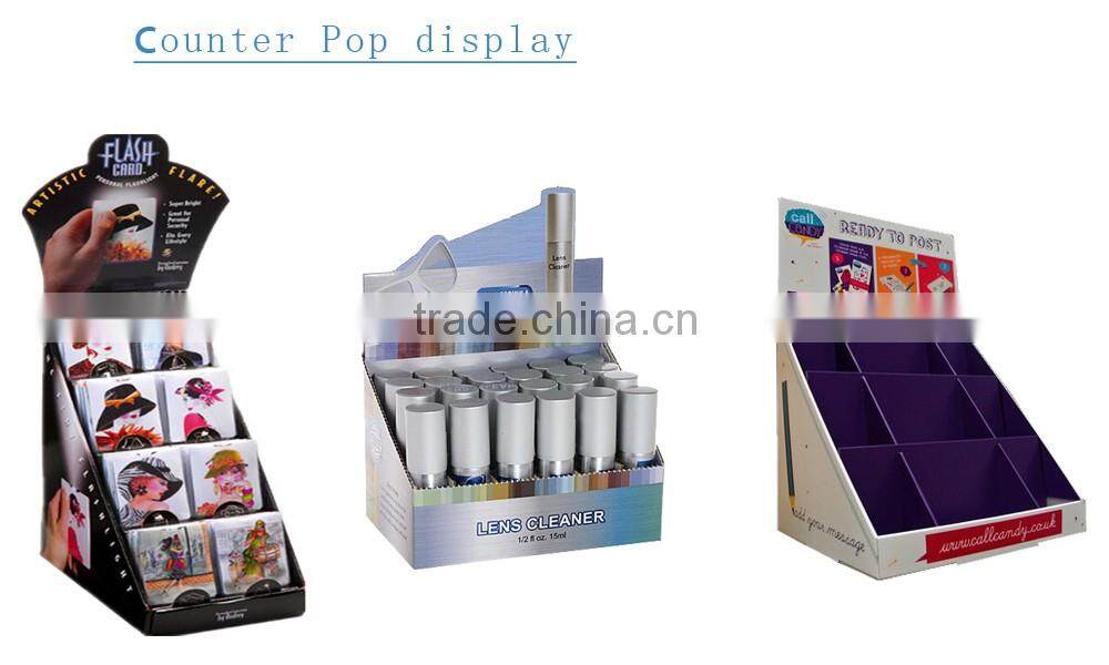 Perfume Promotion counter display box/table display racks/cardboard display box