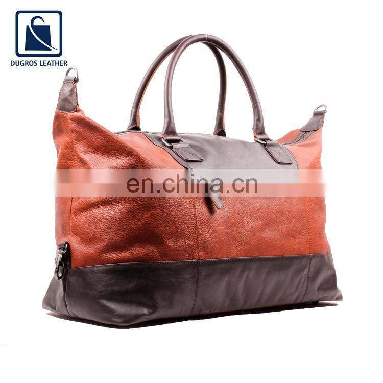 Elegant Design Genuine Leather Travel Luggage Bags / Leather Travel Bag