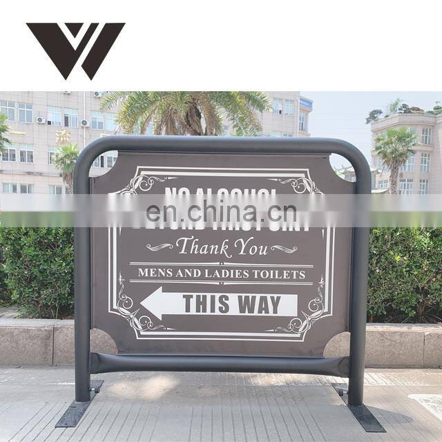 Portable Wind Breaker Advertising barrier crowd control stand