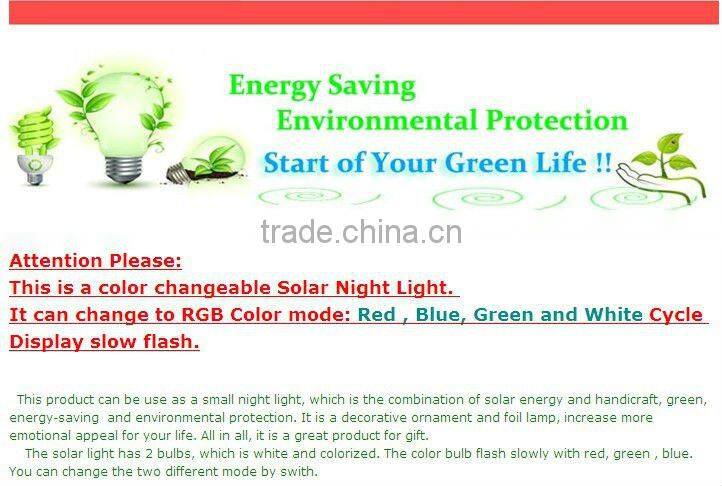 globe solar ceramic lamp