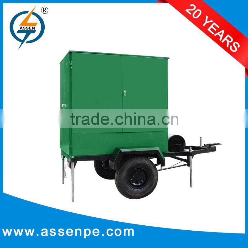 Mobile type high vacuum transformer oil purification system plant