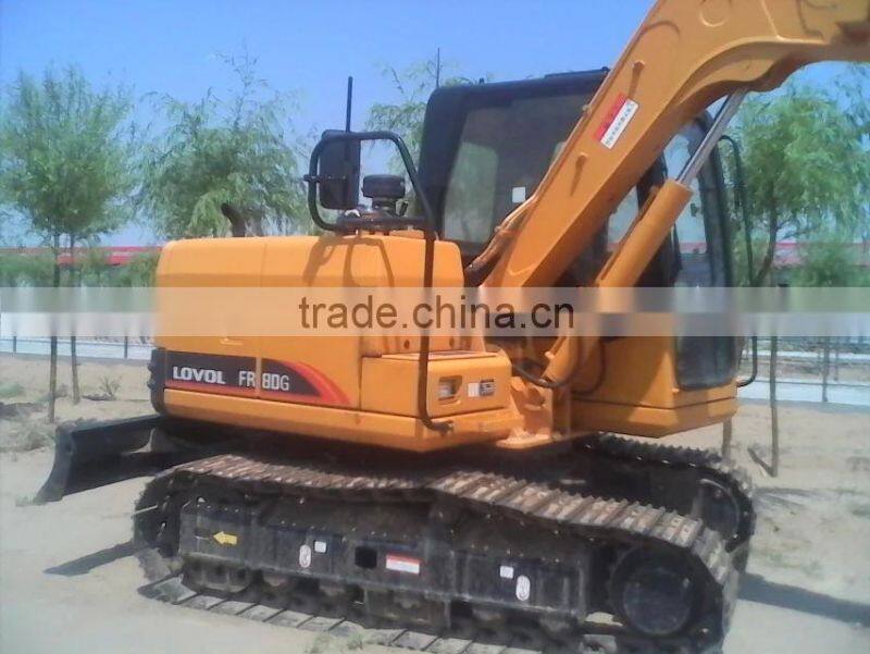Used 8 ton excavator LOVOL 80G excavator for sale