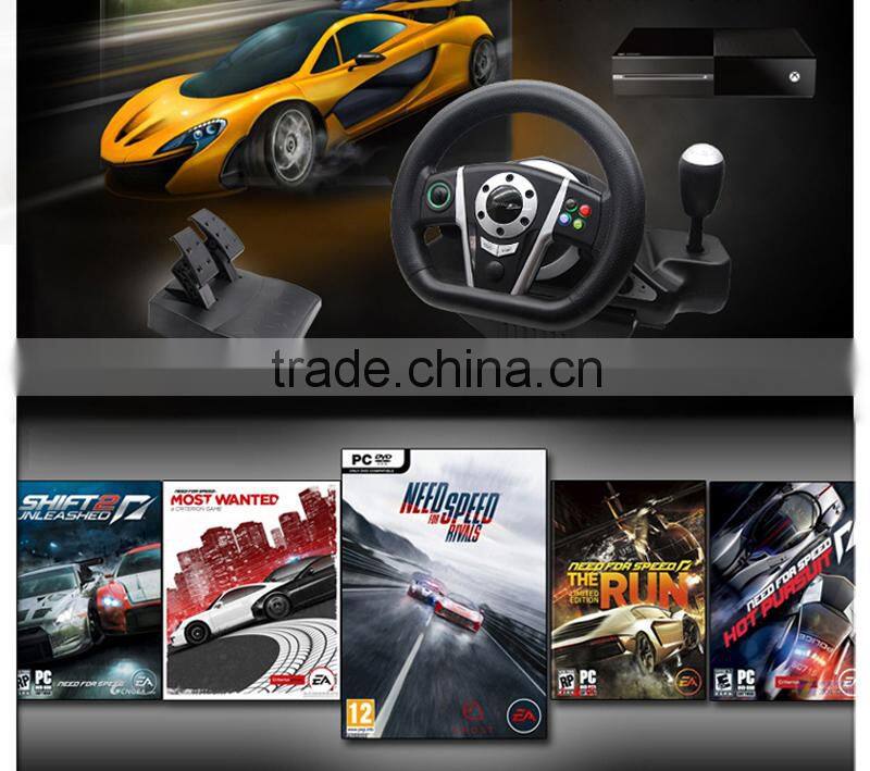Wholesale racing wheel with vibration, vibration racing wheel, racing wheel for xbox one