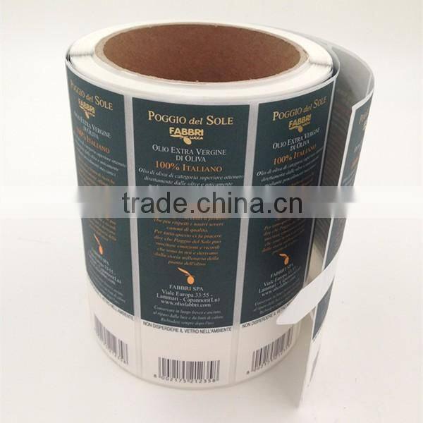 wholesale permanent self adhesive sticker paper for food