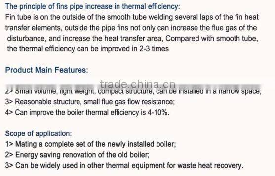 Economizer for Gas Steam Boiler