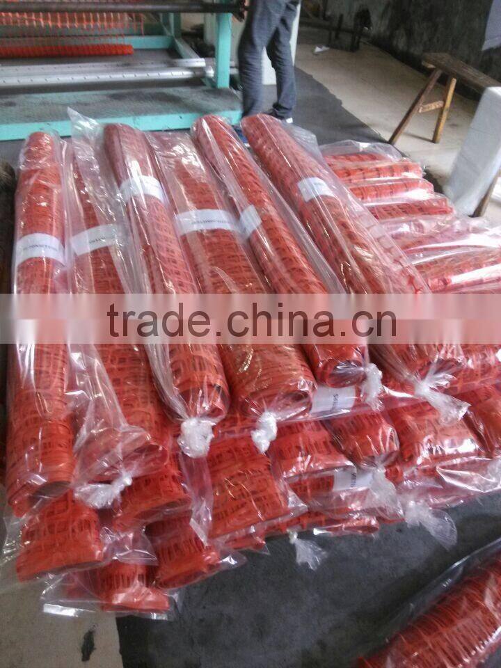Plastic Orange Safety fence netting / barrier fencing mesh