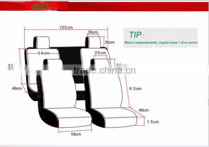 Polyester Material and Full Set Type Car Accessories Car seat Cushions