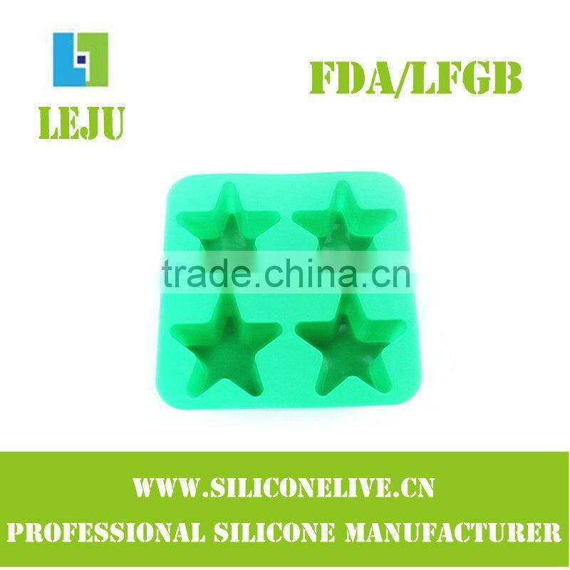 star shape silicone baking mould