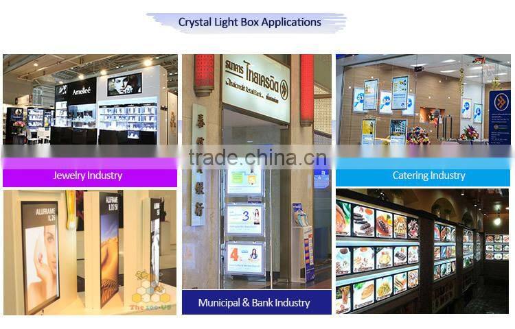 Double side window light box for Real Estate