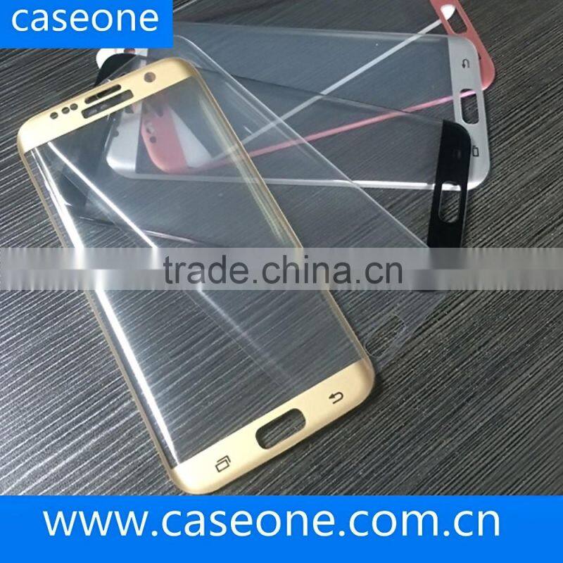 For Samsung Galaxy s7 tempered glass screen protector / Full Cover 3D curved s7 tempered glass