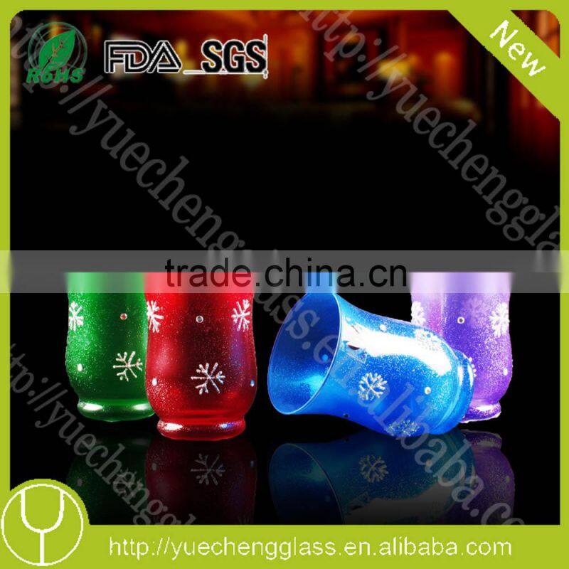 decoration centerpieces purple candle holder for home decor wedding