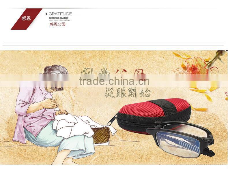 ZEST Unisex Folding Reading Glasses With Case