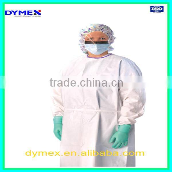 Non Woven Fabric Colorful Protective Disposable Isolation Gown