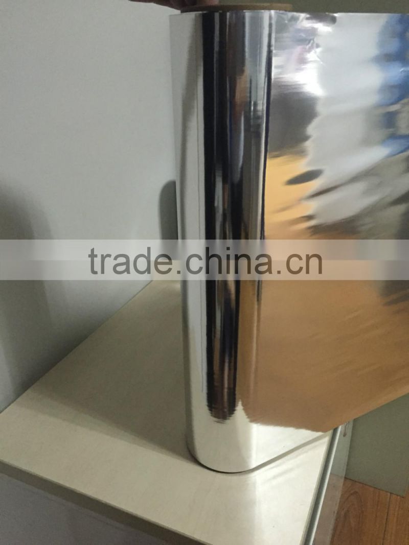 Chemical Treated Metalized Polyester Film for stand-up pouches