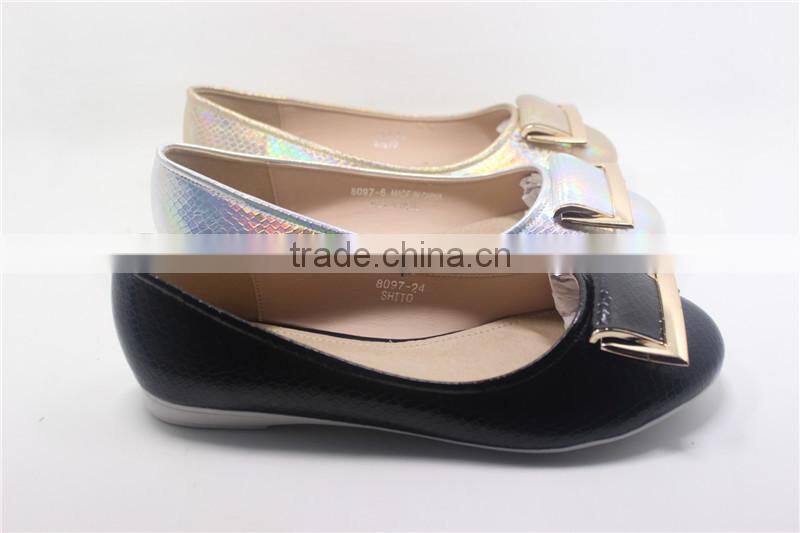 ladies wholesale china flat closed shoes factory