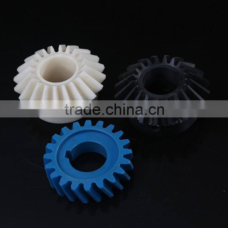 plastics products PA6 nylon worm gear wheel