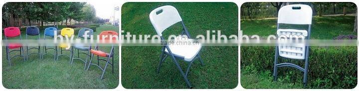 Hot sale HDPE material italian folding chair HY-Y28