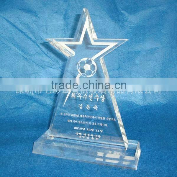 china new syle high quality plastic star trophy
