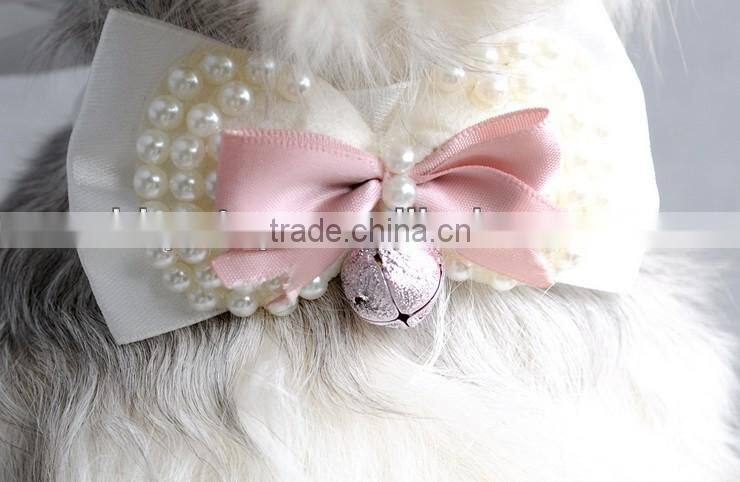 Black Ribbon Pet Dog Cat Scarf Collar